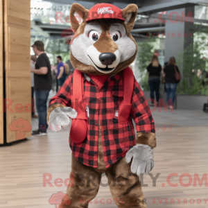 Mascottekarakter van een...