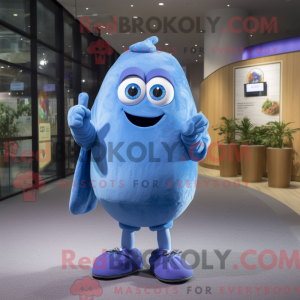 Mascot character of a Blue...