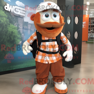 Mascot karakter van een...