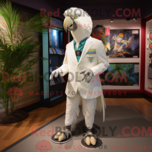 Mascot character of a White...