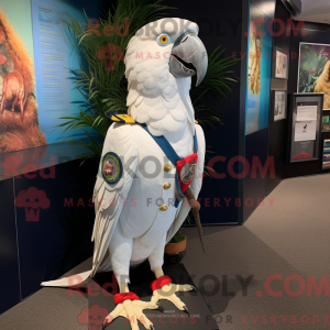 Mascot character of a White...
