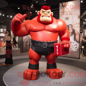 Mascot character of a Red...
