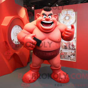 Mascot character of a Red...