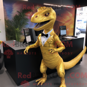 Mascottefiguur van een...