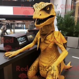 Mascottefiguur van een...