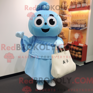 Postava maskota Sky Blue...