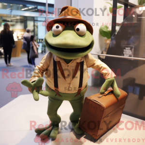 Mascot karakter van een Tan...