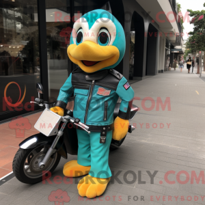 Mascottefiguur van een...