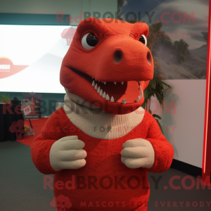 Mascot character of a Red...