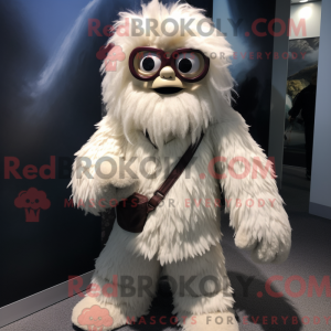 Mascot character of a White...