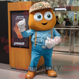 Maskotkarakter af en Rust...
