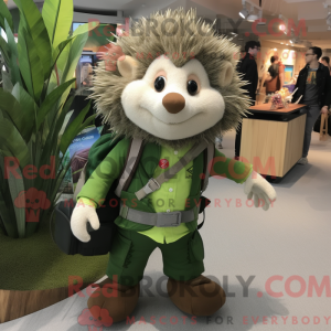Mascot character of a Green...