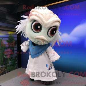 Mascot character of a White...