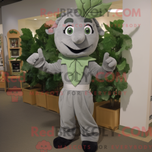 Mascot character of a Gray...