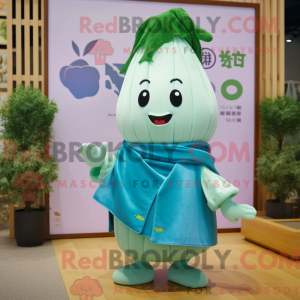 Mascot character of a Cyan...