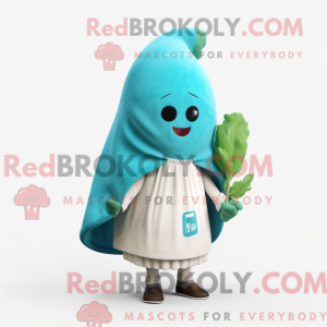 Mascot character of a Cyan...