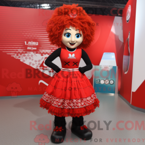 Mascot karakter van een...