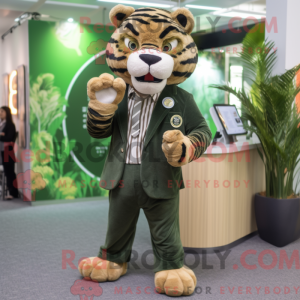 Mascot character of a Olive...