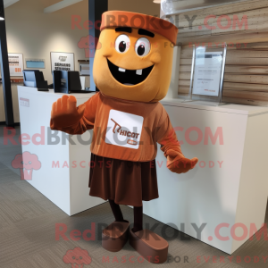 Mascot character of a Rust...