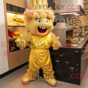 Mascot character of a Gold...