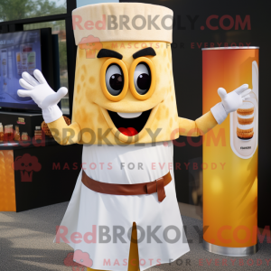 Mascot character of a Cream...