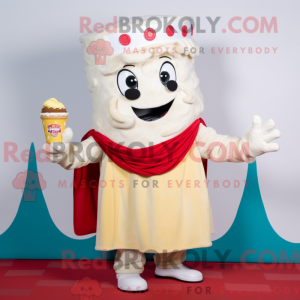 Mascot character of a Cream...