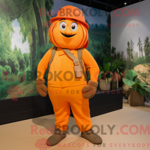 Mascot karakter van een...