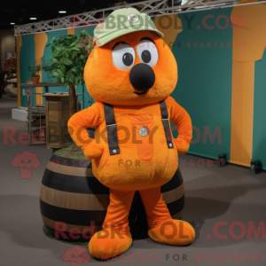 Mascot karakter van een...