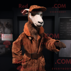 Mascot character of a Rust...