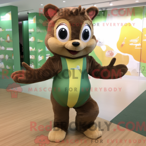 Mascottefiguur van een...
