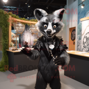Schwarzer Civet Maskottchen...