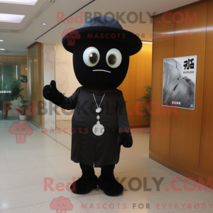Mascot character of a Black...