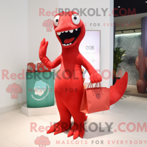 Mascot character of a Red...