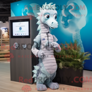 Mascot character of a Gray...