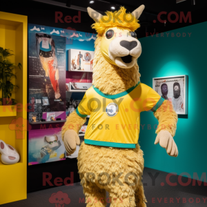Mascot character of a Gold...
