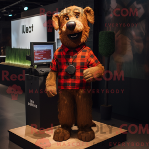 Postava maskota Rust Dog...