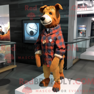 Figura de máscara de um cão...