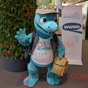 Mascot karakter van een...