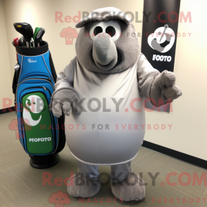 Mascot character of a Gray...