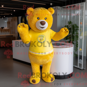 Mascottefiguur van een...