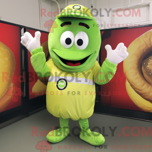 Mascot character of a Lime...