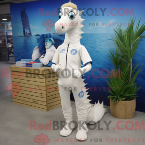 Mascot character of a White...