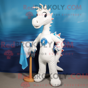 Mascot character of a White...