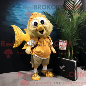 Mascot character of a Gold...