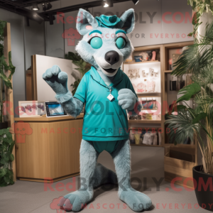 Mascot karakter van een...