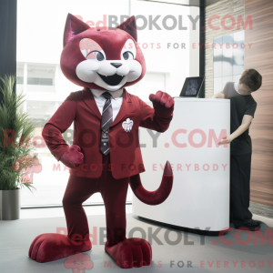 Mascot karakter van een...