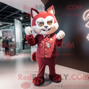 Mascot karakter van een...