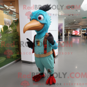 Mascot karakter van een...