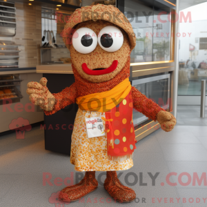 Mascottekarakter van een...