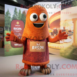 Maskot postava Rust Paella...